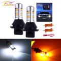 2pcs BA15S 1156 P21W BAU15S PY21W T20 W21W 7440 42LED Canbus DRL Running lights Turn Signal Light Dual Mode For Car Lighting|Sig