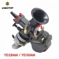ZSDTRP YD28 YD30mm Universal Maikuni PWK Carburetor Parts Scooters With Power Jet ATV Motorcycle Racing Parts Scooter|Carburetor