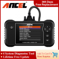 Ancel Fx2000 Professional Obd2 Automotive Scanner Abs Airbag Transmission Engine Code Reader Obd Car Diagnostic Tool Free Update