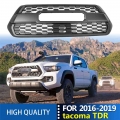 Car Grilles Abs Front Bumper Hood Racing Grill Matte Black For Toyota Tacoma Trd Pro 2016 2017 2018 2019 Auto Accessories - Raci