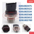 NEW 0281002475 0281002522 0281002534 0281002568 0281002652 0281002700 Common Rail Fuel High Pressure Sensor for BOSCH|Oil Pressu