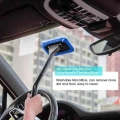 Car Window Cleaner Cleaning Brush Kit Windshield Wiper Microfiber Wiper Auto Wash Tool Inside Interior Long Handle Accessories|S