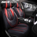 Artificial Leather Car Seat Cover Protector Seats 5D Surround Universal Automobiles Seat Cover Luxury Chair Mat Automotive Goods