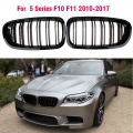 Gloss Car Front Grille Wide Kidney Grille Grill For BMW 5 Series F10 F11 520d 530d 540i 528i 535i M5 Front Bumper Grille|Racing