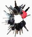 23 Keys Heavy Equipment Construction Ignition Key Set For Bobcat Hitachi Kobelco Daewoo Komatsu Excavator Dozer Backhoe Forklift