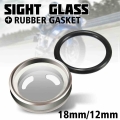 2/4/10pcs 18mm 12mm Master Brake Cylinder Reservoir Sight Glass Gasket Motorcycle Dirt Bike For Honda/Suzuki/Kawasaki/Harley|Bra