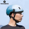 ROCKBROS Electric Bicycle Helmet Men Women MTB Road Bike Helmet With Goggles Motercycle Safety Helmet Protection Cycling Helmet|