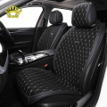 Artificial Suede Universal Car Seat Cushion Black 2 Front Luxury Cape 2 Seats Fit For Kia Hyundai Bmw Lada Car Seat Cover Shawl