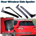 Rear Window Side Spoiler Diffuser Tail Fin Fit For Vw Golf 6 Mk6 Gti Gtr Gtd 2008 2009 2010 2011 2012 Car Accessories Decoration