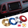 5m Car Moulding Decoration Flexible Strips Interior Cover Trim Tape Auto Dashboard Decor Car Styling Accessories - Interior Moul