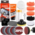 Car Headlight Restoration Polishing Kits Chemical Brightener Headlamp Repair Light Lens Polisher Cleaning Paste Refurbish Tool -