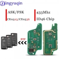 Jingyuqin For Citroen C2 C4 C5 C6 Picasso For Peugeot 207 307 308 407 607 Ask/fsk Remote Key Circuit Board Ce0523/ce0536 - Car K