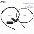 Front + Rear Brake Pad Wear Sensor For BMW 7 Series E38 Brake induction wire Replacement OEM NO 34351182064 + 34351182065|Brake