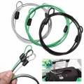 Bicycle Lock Cable Wire Rope Key Chain Security Anti theft Strong Braided Steel 100cm/39'' For Outdoor Bike Lock Motorc