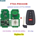 Lonsdor FT02 PH0440B Update Version of FT11 H0410C 312/314/433.58/434.42Mhz For Toyota RAV4 Avalon Frequency Switchable 8A Chip|