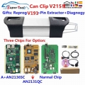 Cyperss An2131qc An2136sc For Renault Can Clip Diagnostic Tool Full Chip Can Clip V211+ Reprog V191 Gold Pcb Can Clip 1998-2019