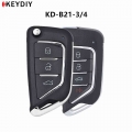 KEYDIY KD MINI B21 3 B21 4 NB21 4 3/4 Buttons Blank Remote Car Key For KD900/KD X2 Key Programmer B/NB Series Remote Control|Car