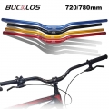 BUCKLOS Mtb Handlebar 31.8/25.4mm bike Riser Bar 620/660/720/780mm Aluminum Alloy Bicycle Handlebar Cycling Handle Bar Bike Part