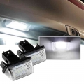 2pcs For Peugeot 206 207 407 406 306 307 5008 Tepee B9 Partner(B9/M49/M59) AUTO /Car Led Number License Plate lamps lights White