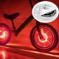 Children Automatic Smart Bicycle Wheel Light USB Taillights Bike Safety Warning Kids Skateboard Roller Lamp Cycling Accessories|