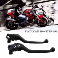 Motorcycle Brake Clutch Hand Levers For DUCATI MONSTER 696 2008 2014 695 796 M1100 400 620 659 S2R 800|Levers, Ropes & Cab