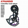 LTWOO UT 105 Bicycle Ceramic Bearing Carbon fiber Jockey Pulley Wheel Set Rear Derailleurs Guide Wheel Ultegra / DURA ACE / 105|