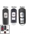 2 3 4 Buttons Smart Remote Key Shell for Mazda X 5 Summit Axela Atenza M3 M6 M2 CX 7 CX 9 With Emergency Key Blade|Car Key| -