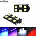 iJDM car motorcycle 12V CANBUS Error Free 5050 SMD LED For 2008 2015 Audi A4 S4 B8 Indoor light Footwell Lights white red blue|S