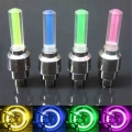 Neon Bike Spoke Light Road Bicycle MTB Motorcycle Car Tire Nozzle Valve Caps Lamp Waterproof Bike LED Lights Cycling Accessories