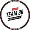 vision team 30 wheel set sticker road bike carbon 30mm Rims decal wheel color change custom bicycle sticker waterproof|Bicycle S