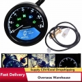 OLOMM 8 18 V Motorcycle LCD Digital 0 12000RPM Speedometer Odometer Tachometer Gauge|Instruments| - Ebikpro.com