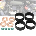 For Peugeot 107 206 207 307 Fuel Injector Seal Washer O Ring Set 2004 2005 2006 2007 2008 2009 2010 2011 1.4 Hdi 1399cc Engine -