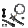 Goldix 104bcd Wide & Narrow Tooth Mountain Bike Parts Crankset 170/175mm Cranks Round/oval Chainrings 32t/34t/36t/38t Mtb -