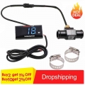 Koso Water Temperature Gauge Mini Temp Meter For Xmax250 300 Nmax Cb 400 Cb500x Sensor Adapter Motorcycle Racing Accessories - W