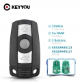 Keyyou Car Remote Smart Key 315mhz / 868mhz For Bmw 1/3/5/7 Series Cas3 X5 X6 Z4 Car Keyless Control Pcf7945 Transmitter Chip -