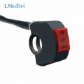 LMoDri Motorcycle Switch Bullet Connector Motorbike Handlebar Switches ON/OFF Button Connector Push Button Scooter Accessories|M