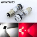 2X 1157 BAY15D 7225 BAZ15d P21/4W P21W/5W RED/White with Sharp chip LED 5W STOP TAIL DUAL FILAMENT 12V Car Stop Tail Brake bulbs