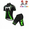 2022 Quick Dry Kids Short Sleeve Cycling Jersey Set Children Breathable Bike Clothing Boys Summer Bicycle Wear|Cycling Sets| -