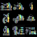 Motorcycle Sticker Respect for Bikers and Biker on board Reflective Car Stickers Moto Auto Decal Funny JDM Vinyl On Car styling|