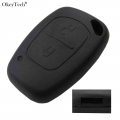 Okeytech 2 Button Remote Car Key Shell Case Fob Cover For Renault Traffic Master Vivaro Movano Kangoo For Nissan No Blade|covers