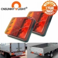 CNSUNNYLIGHT Car Truck LED Rear Tail Light Warning Lights Rear Lamps Waterproof Tailight Parts for Trailer Caravans DC 12V 24V|t