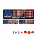 3D Bar Code Sticker Made In USA UK Italy Germany Motorcycle Tank Pad Decal Stickers|Decals & Stickers| - Ebikpro.com