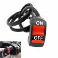 Universal 12V Motorcycle Handlebar Accident Hazard Light Switch On/Off Button|Motorcycle Switches| - Ebikpro.com