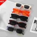 New Retro Rectangle Sunglasses 90s Narrow Square Frame Driving Sun Glasses Driver Goggles UV400 Protection Eyeglasses|Motorcycle