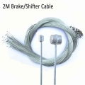 5pcs/set 2m Mtb Brake Line Stainless Steel Bicycle Shift Line Rake Handle Wire Cycling Fixed Gear Shift Cable Brake Inner Cable