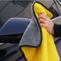 Car Care Polishing Wash Towels Plush Microfiber Washing Drying Towel Strong Thick Fiber Car Cleaning Cloth Washing|Sponges, Clot