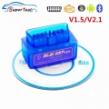 ELM327 V1.5 BT OBD2 Car Code Scanner ELM 327 Bluetooth Compatible V1.5 V2.1 OBDII Auto Diagnostic Code Reader Support Android PC