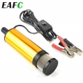 Eafc Mini Car Electric Oil Pump 12v 24v For Pumping Diesel Oil Water Submersible Aluminum Alloy Shell 12l/min Fuel Transfer Pump