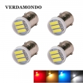 4 Pcs BA9S T4W 3 LED 7020 SMD Car Interior Lights Reading Dome Lamp Map Auto Bulbs DC 12V Cold White Yellow Red Blue|Signal Lamp