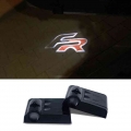 2Pcs Wireless Car LED Logo Door light for Seat Leon 1 2 3 MK3 Ateca Ibiza 6J Toledo Exeo Cordoba FR Ghost Shadow Welcome Lights|